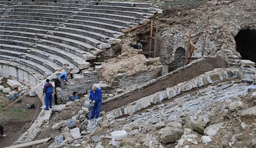 The theatre conservation project continues in spring