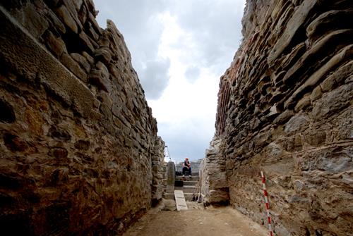 Excavation and conservation of the theatre in 2016